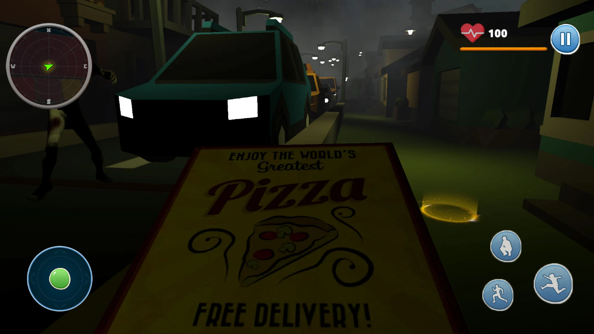 Haunted Pizza Delivery Game screenshot