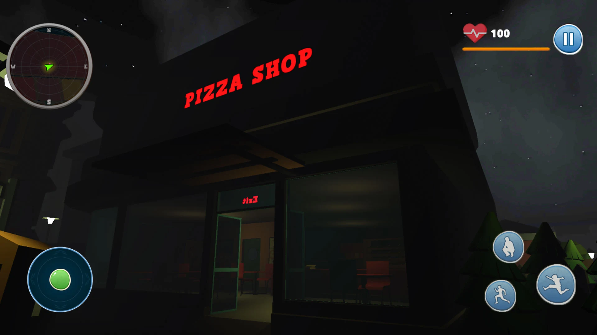 Haunted Pizza Delivery Game screenshot